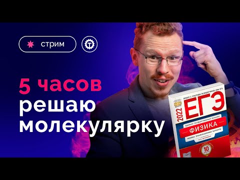 Видео: Вся молекулярка и термодинамика из Демидовой. Стрим 5 часов. ЕГЭ по физике 2022