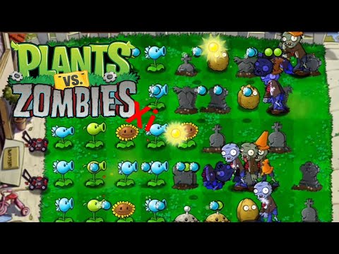 Видео: Прохождение и обзор Plants vs Zombies Xi (или же хардмод на андроид) ч.1