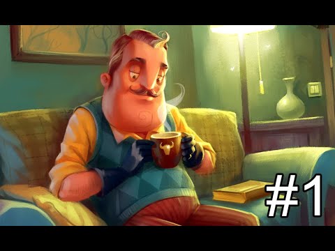Видео: Привет,Сосед!-1 акт/Полное Прохождение(Без комментариев)