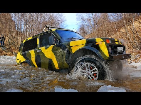 Видео: По ущелью через реки и лёд на УАЗе, Дастере, Ниве, Toyota