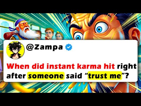 Видео: Когда мгновенная карма наступала сразу после того, как кто-то говорил: «Доверься мне»?