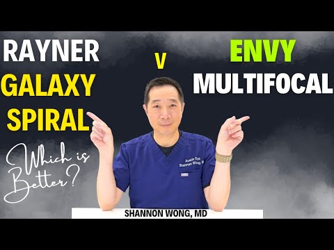 Видео: Линза Rayner Galaxy Spiral против трифокальной линзы Envy. Что лучше? Отзывы пациентов. Шеннон Во...