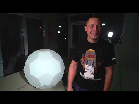 Видео: Мяч из гипсокартона. Проект и изготовление.