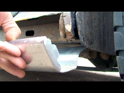 Видео: ... О том, как я порог на VW Polo менял... #2