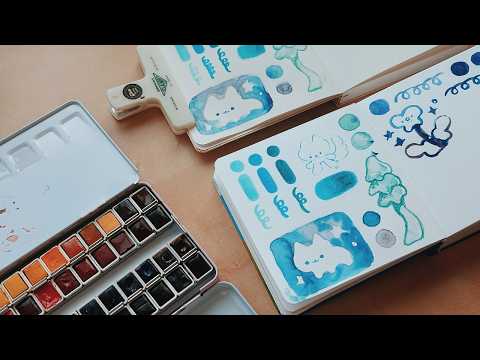 Видео: Какой бумажный альбом выбрать для акварели, гуаши и маркеров на водной основе?