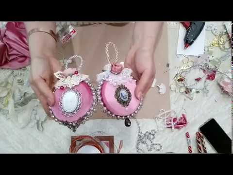 Видео: Мои новогодние игрушки и из чего я их создаю. Всё в дело..