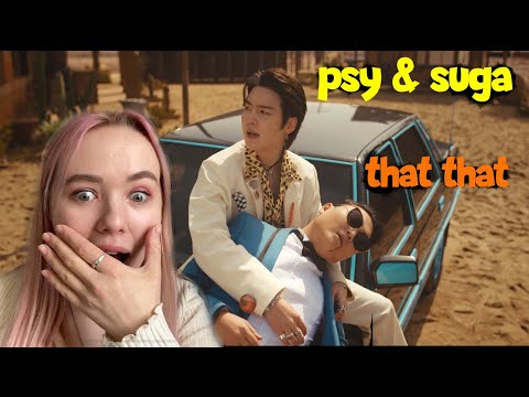 Видео: ПЕРВАЯ РЕАКЦИЯ PSY & SUGA THAT THAT | FIRST REACTION