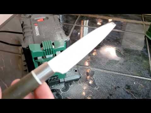 Видео: Точилка Parkside для ножей, ножниц, свёрел, стамесок