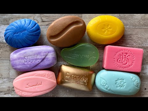 Видео: ASMR Soap cutting | Soap Carving|Резка мыла  | ASMR