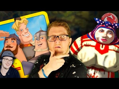 Видео: Все игры про "Трёх Богатырей" [Игро-мыло] ► Три Богатыря ЧАК РЕВЬЮ ( Chuck Review ) | Реакция
