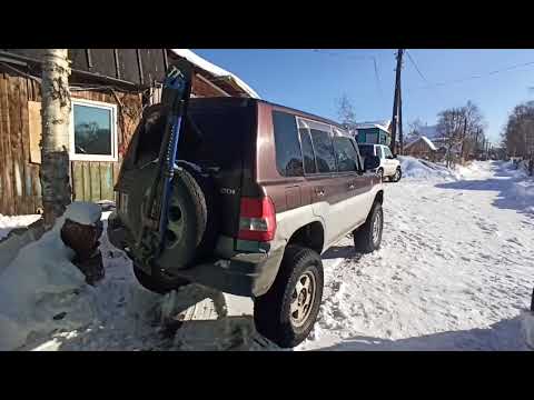 Видео: Mitsubishi Pajero IO Pinin  (Камчатки край) задания подвеска +10см