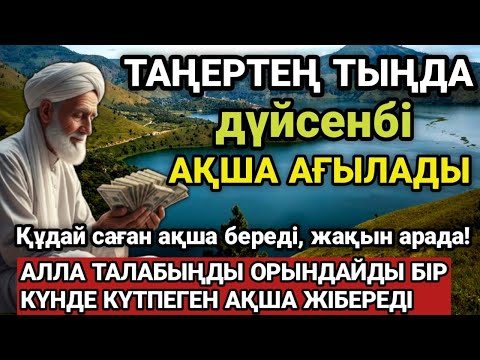 Видео: 🔥Тыңда Өте күшті дұға дүйсенбі - Алла бір күнде ойламаған ақша байлық жібереді, ризығың көбейеді