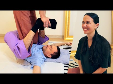 Видео: ASMR Интенсивный массаж с растяжкой | Меня свернули в калач