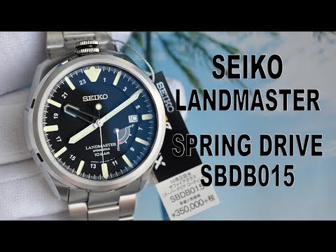 Видео: Обзор Seiko SBDB015 Landmaster Spring Drive