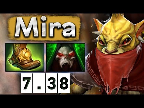 Видео: Мира на Баунти Хантере в патче 7.38 - Mira Bounty Hunter 7.38 DOTA 2