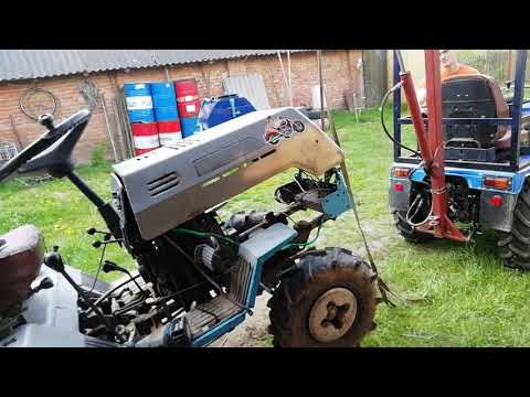 Видео: Ремонт минитрактора амжк-8 в деревне