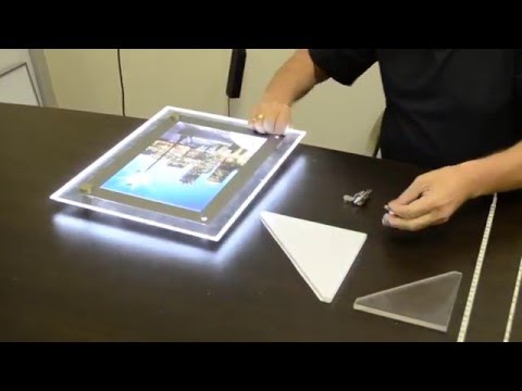 Видео: световые панели ACRYLED
