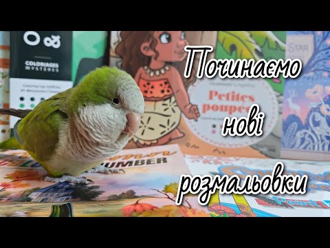 Видео: Починаємо нові розмальовки вересень 2025р/ Dessain et Tolra, Hachette, Maria Trolle 