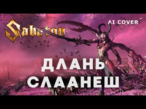 Видео: SABATON - Длань Слаанеш WARHAMMER кавер \ AI Cover +Видео