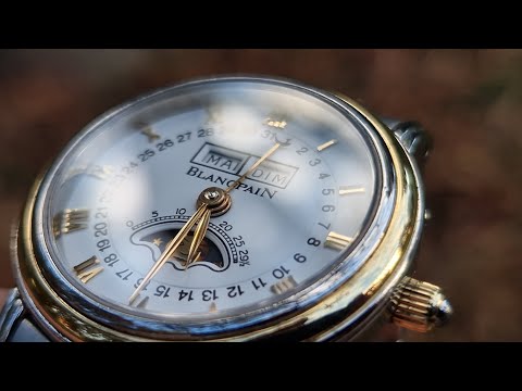 Видео: ⌚️🌚🌓Blancpain Virellet Moonphase - изысканно, утонченно, сложно