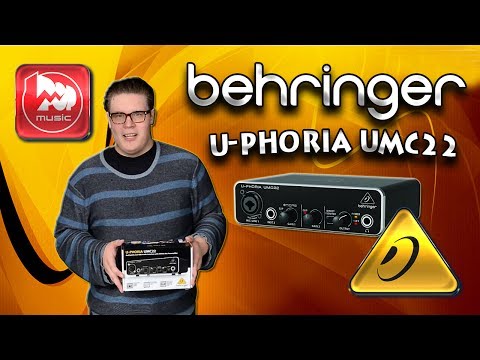 Видео: BEHRINGER UMC22 -доступная звуковая карта с фантомным питанием