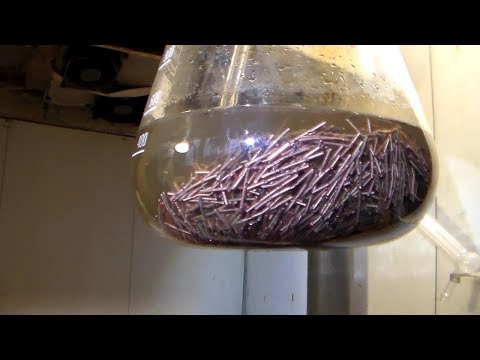 Видео: Серебро из лигатуры из конденсаторов Меланж