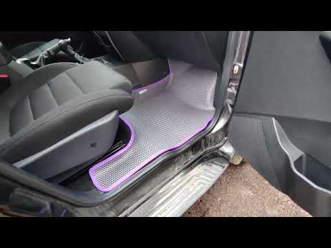 Видео: EVA коврики с бортами в УАЗ Патриот от DIREFOX