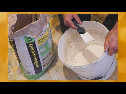 Видео: Шпаклёвка полимерная VETONIT LR+. Шпаклюю потолок без проблем