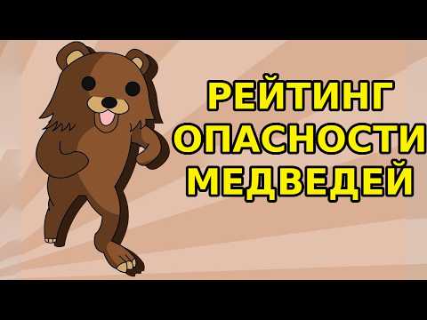 Видео: Рейтинг опасности медведей