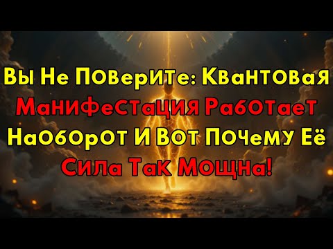 Видео: Квантовая Манифестация Перевернула Мир: Она Работает Наоборот, В Том Её Сила!