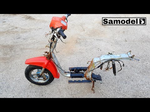 Видео: Скутер с нуля #2 - Honda Tact AB07