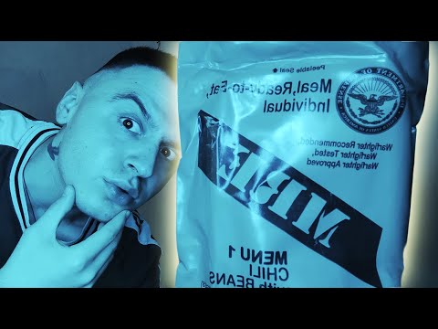 Видео: АСМР ОБЗОР СУХПАЙКА АРМИИ США 🥵