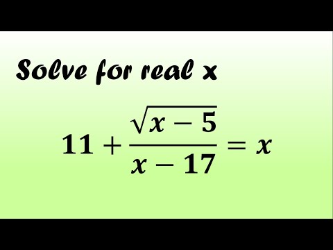 Видео: Выдающееся радикальное уравнение | 99% не смогли решить это