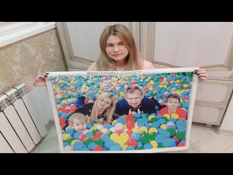 Видео: Готовый ПОРТРЕТ ИЗ СТРАЗ 60 на 80 см.Что в этом портрете не так? Открываю тайны! И покрываю лаком.