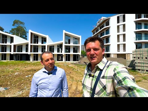 Видео: Грузия. Таунхаусы и квартиры в Батуми Чакви. Жилой комплекс в пригороде Батуми.