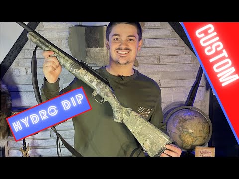 Видео: ГИДРОПОКРЫТИЕ ЛОЖА ВИНТОВКИ АЭРОЗОЛЬНОЙ КРАСКОЙ!