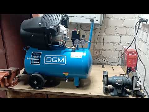 Видео: Холодный запуск компрессора DGM AC-254. Мой вариант запуска в холодное время года.
