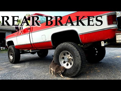Видео: Ремонт заднего барабанного тормоза и стояночного тормоза — Squarebody Chevy