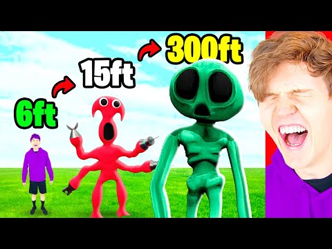 Видео: СРАВНЕНИЕ РАЗМЕРОВ GARTEN OF BANBAN 1-7!? (ВСЕ МОНСТРЫ POPPY PLAYTIME!)