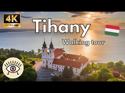 Видео: Тихани, Венгрия 🍀 «Пешеходная экскурсия» [4K] HDR Прогулка с субтитрами!