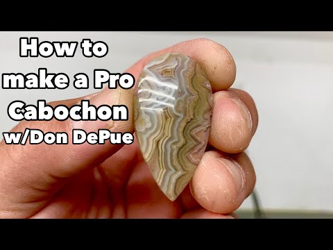 Видео: Как сделать ПРОФЕССИОНАЛЬНЫЙ кабошон с Доном ДеПью из Diamond Pacific Tool Corp.