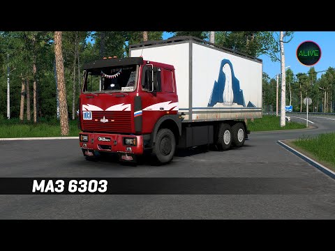 Видео: МАЗ 6303 - ОБЗОР МОДА ДЛЯ #ETS2 1.46
