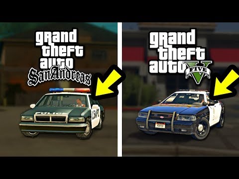 Видео: Полиция GTA San Andreas VS Полиция GTA 5 - Где лучше?😱