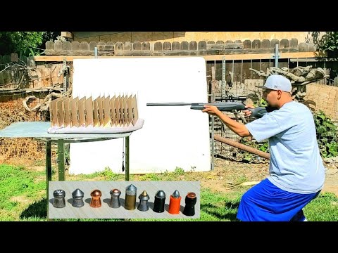 Видео: Gamo Lethal и другие лучшие пули калибра .177 против патронов Clipboards!!