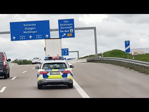 Видео: Попаднах на полицейска акция преди Щутгарт | Denis Kadirow TruckVloger