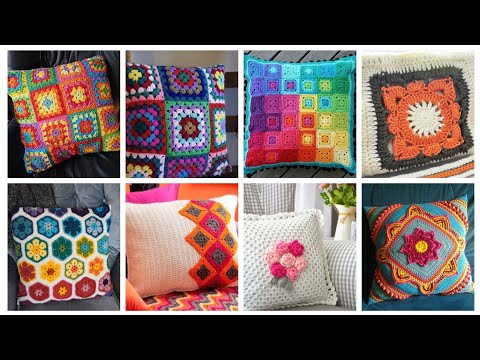Видео: Красивые и стильные дизайны подушек для вязания крючком #уникальные новые идеи для чехлов подушек