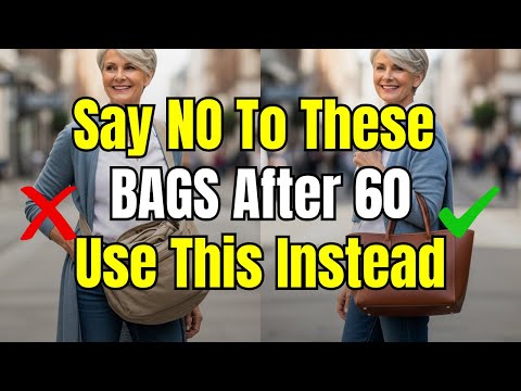 Видео: 7 сумок, которые не стоит использовать после 60 лет (и что использовать вместо них!)