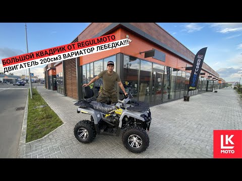 Видео: Обзор и Тест Драйв Квадроцикла Regulmoto Hammer 200L PRO