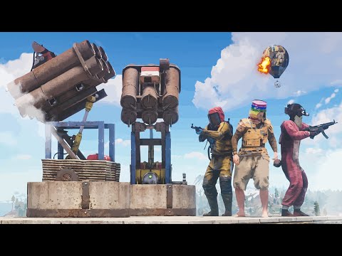 Видео: Комариный улей! Самый высокий МВК бункер охраняют ПВО в Rust/Раст (ft. ДЕРЖИ ДВЕРЬ и КАВА)