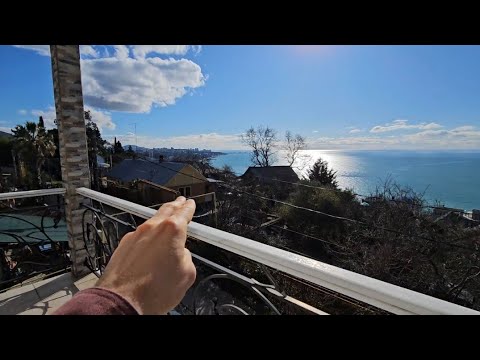 Видео: Продается дом в Сочи с видом на море! Очень срочно!!! Рядом с Галустяном +7(919)444-66-55